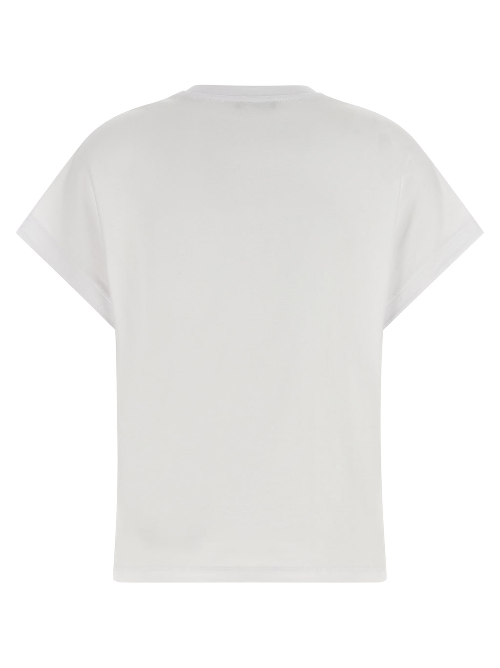 Balmain Weißes Baumwoll-T-Shirt