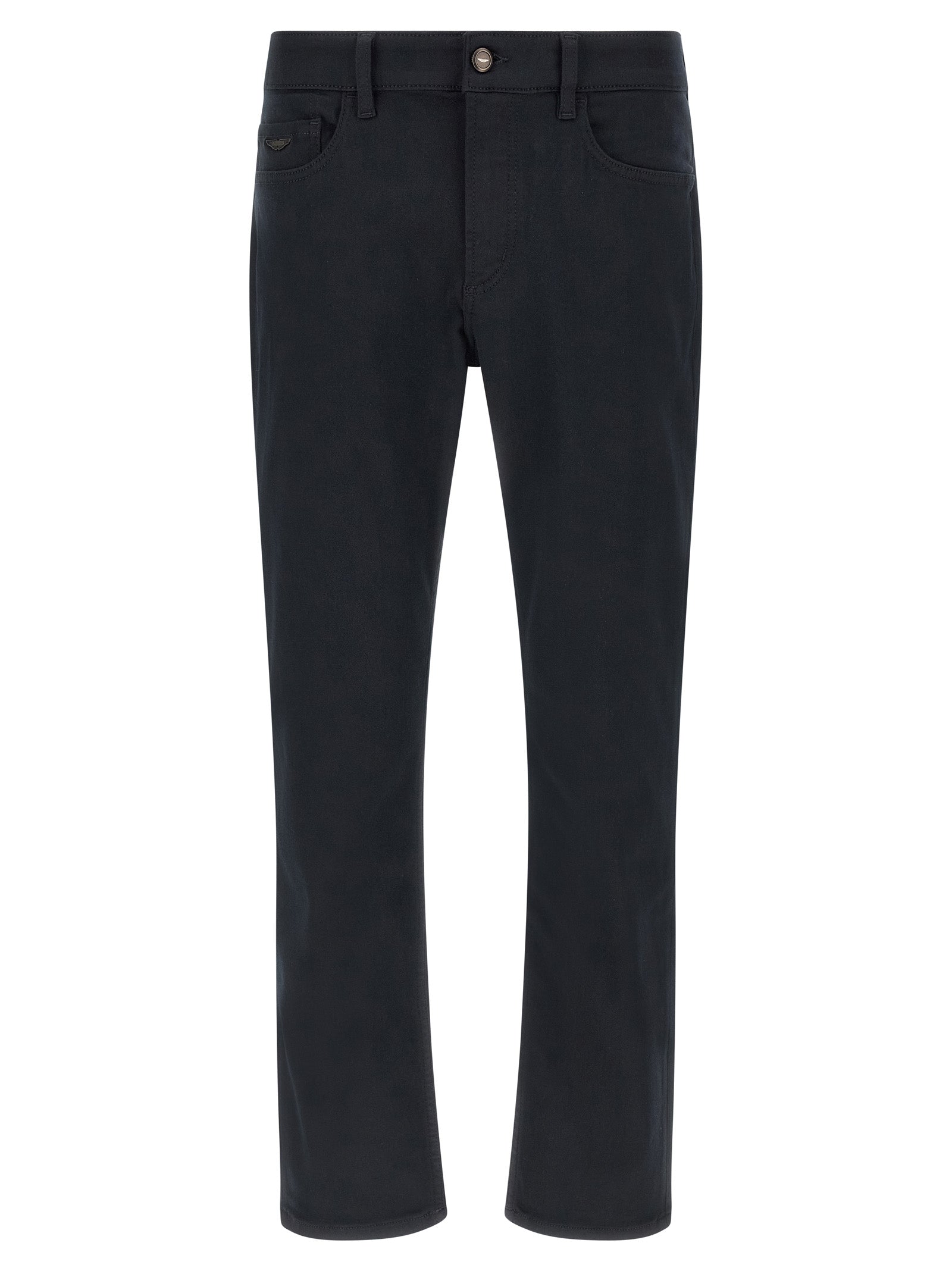 Hugo Boss Blaue gerade geschnittene Jeans aus Polyester
