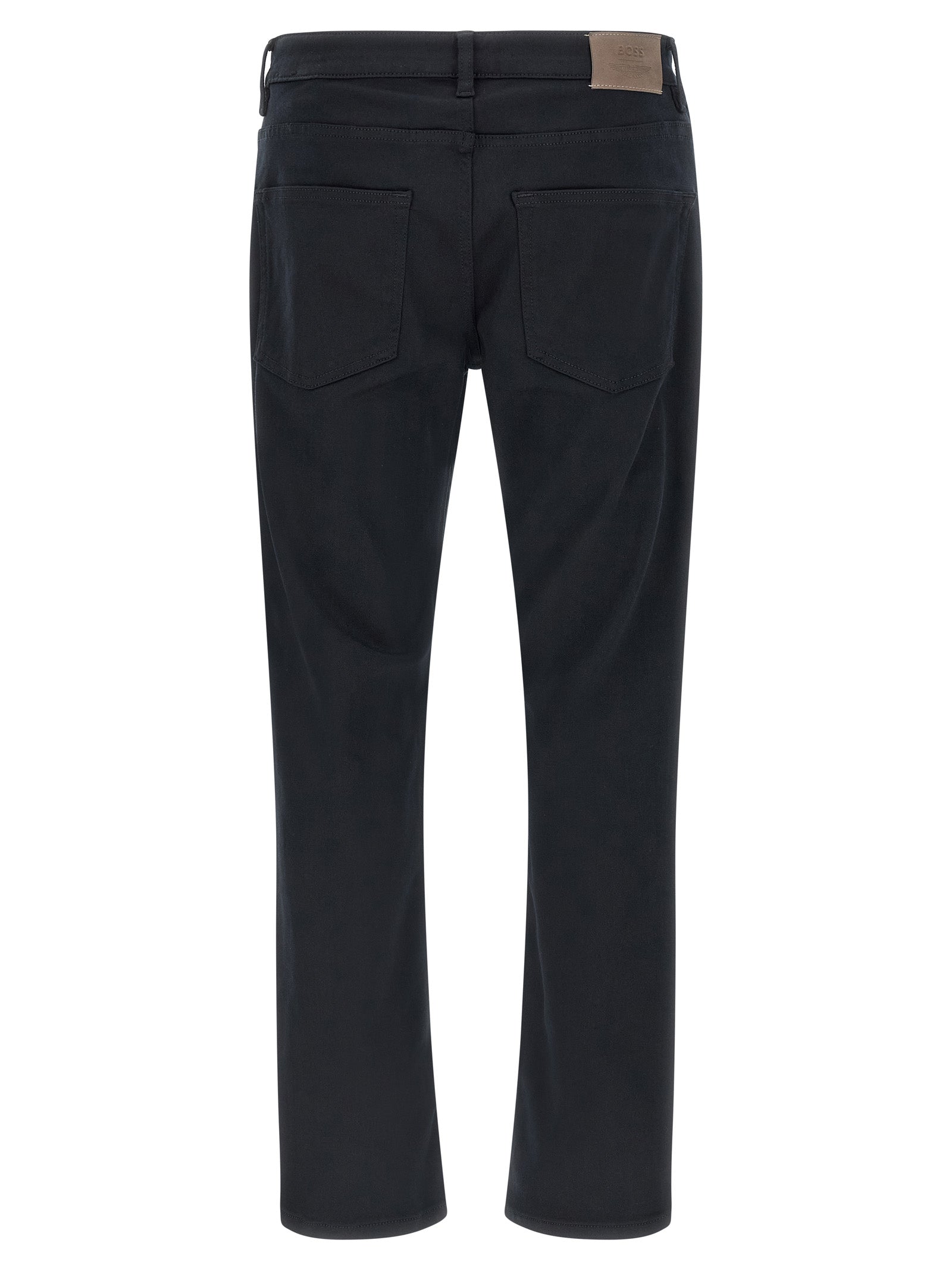 Hugo Boss Blaue gerade geschnittene Jeans aus Polyester
