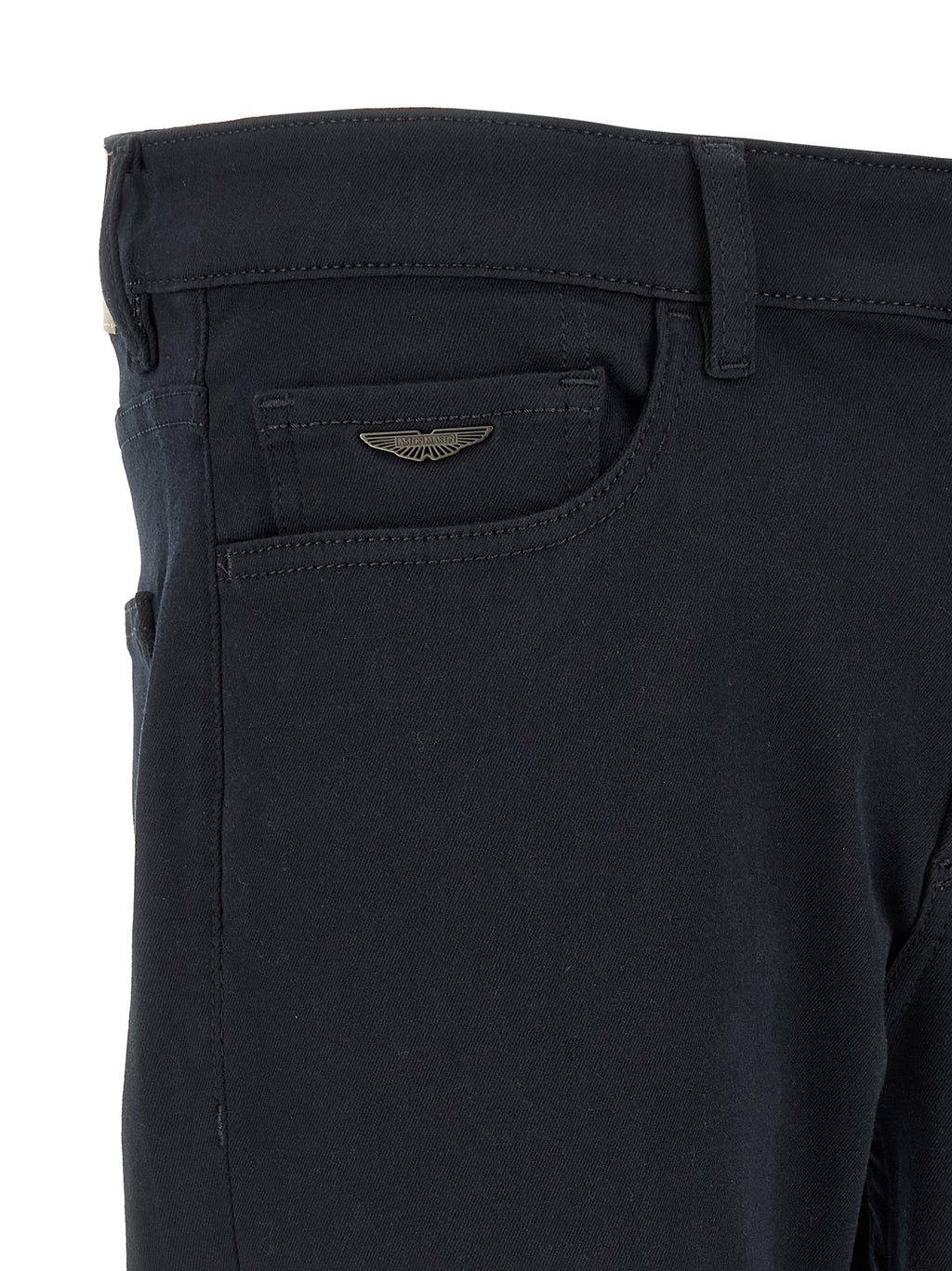Hugo Boss Blaue gerade geschnittene Jeans aus Polyester