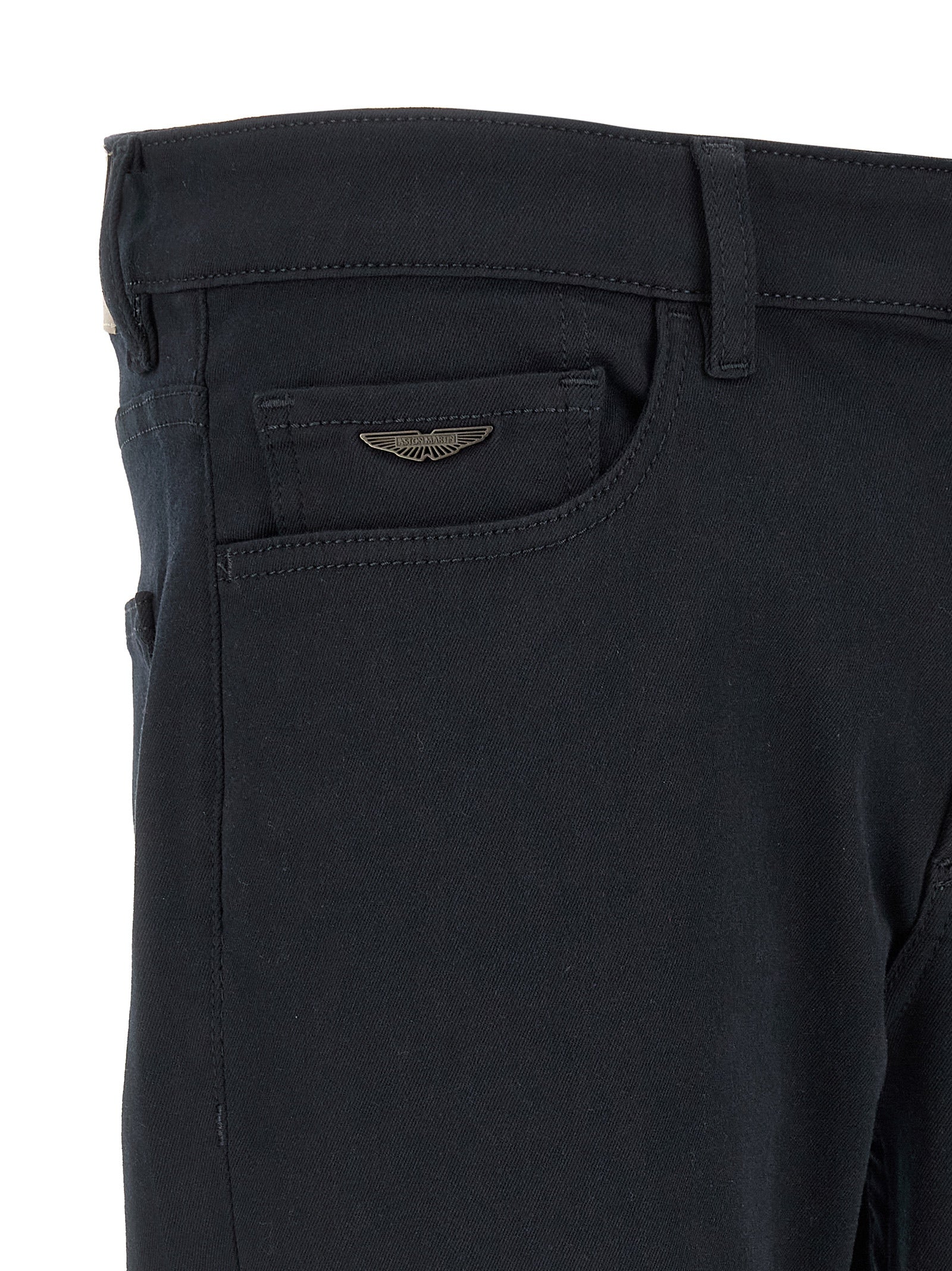 Hugo Boss Blaue gerade geschnittene Jeans aus Polyester