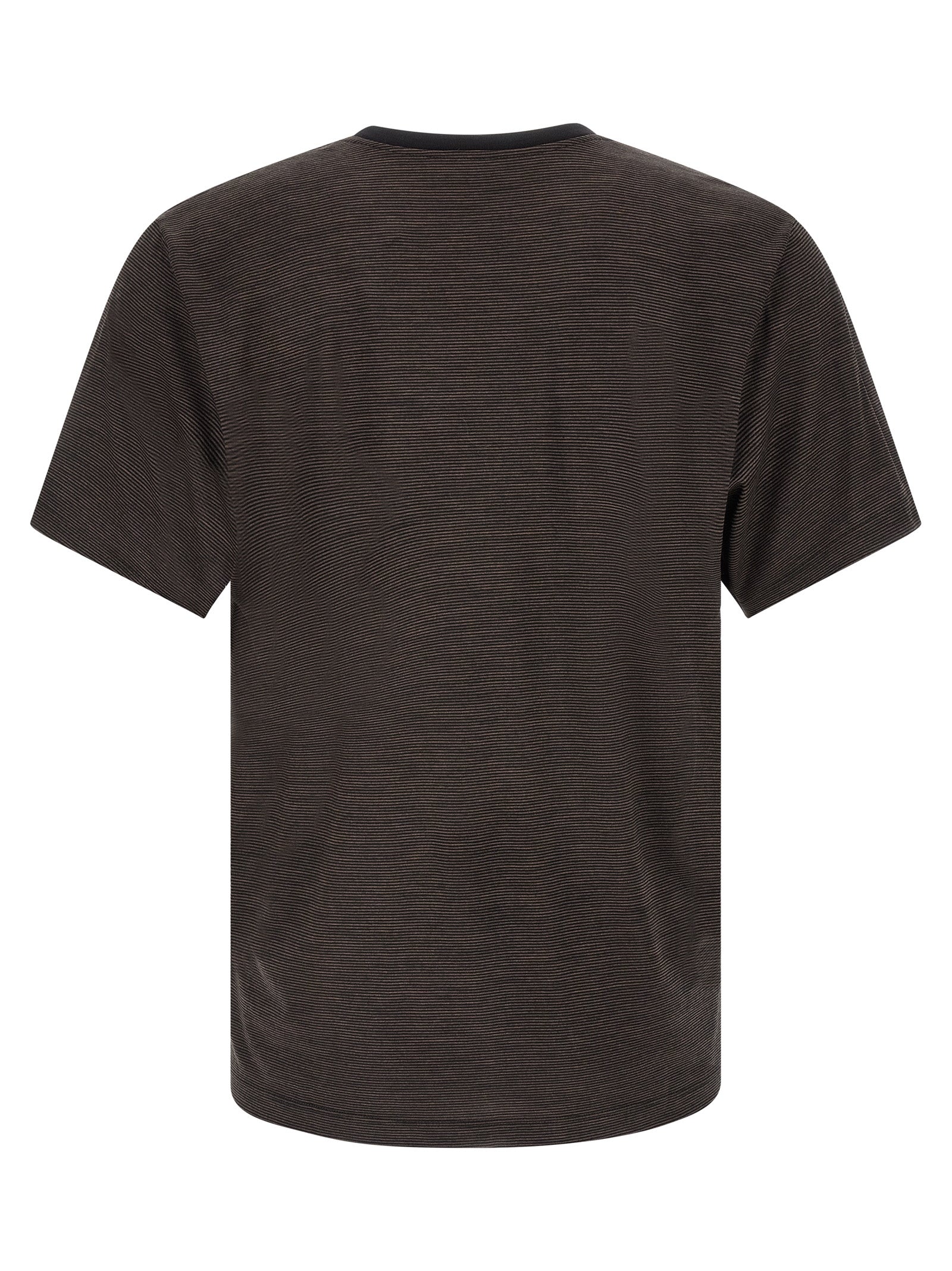 Saint Laurent braunes Woll-T-Shirt