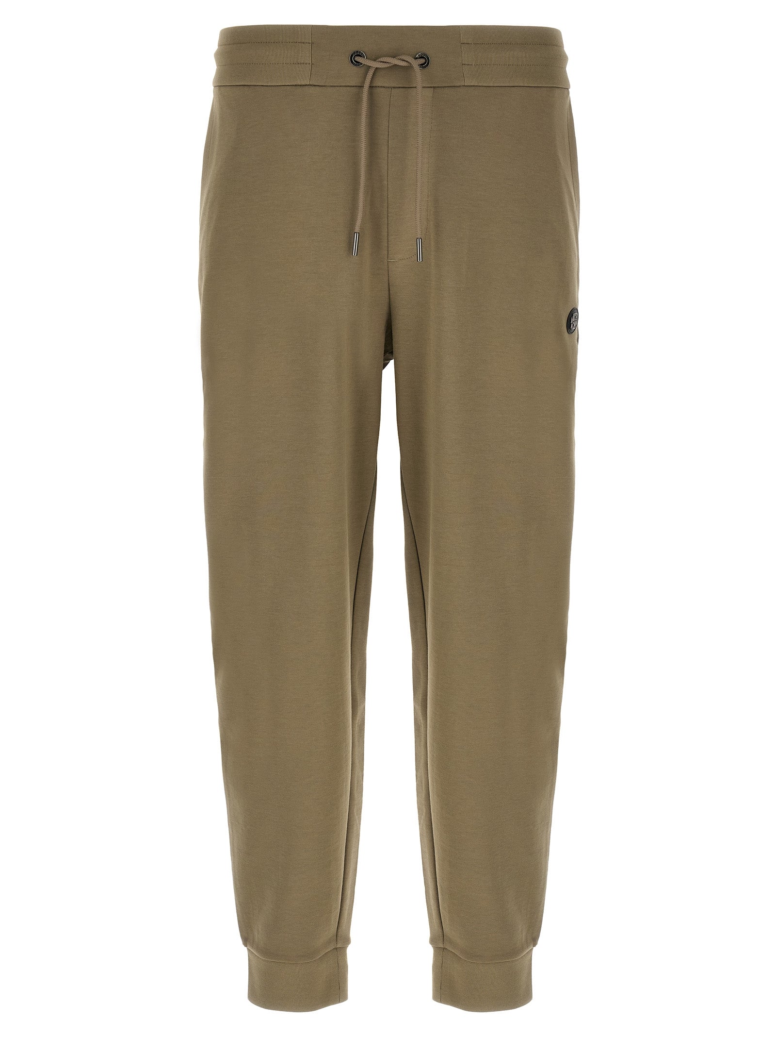 Pantalons de jogging bicolores en coton Hugo Boss, style décontracté avec ceinture élastique et poches latérales, pour sport et détente.