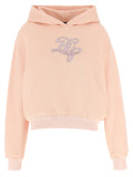 Sweat à capuche en coton multicolore Dolce & Gabbana avec logo coloré, mode décontractée et style vibrant.