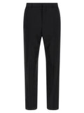 Saint Laurent Schwarze Wollhose