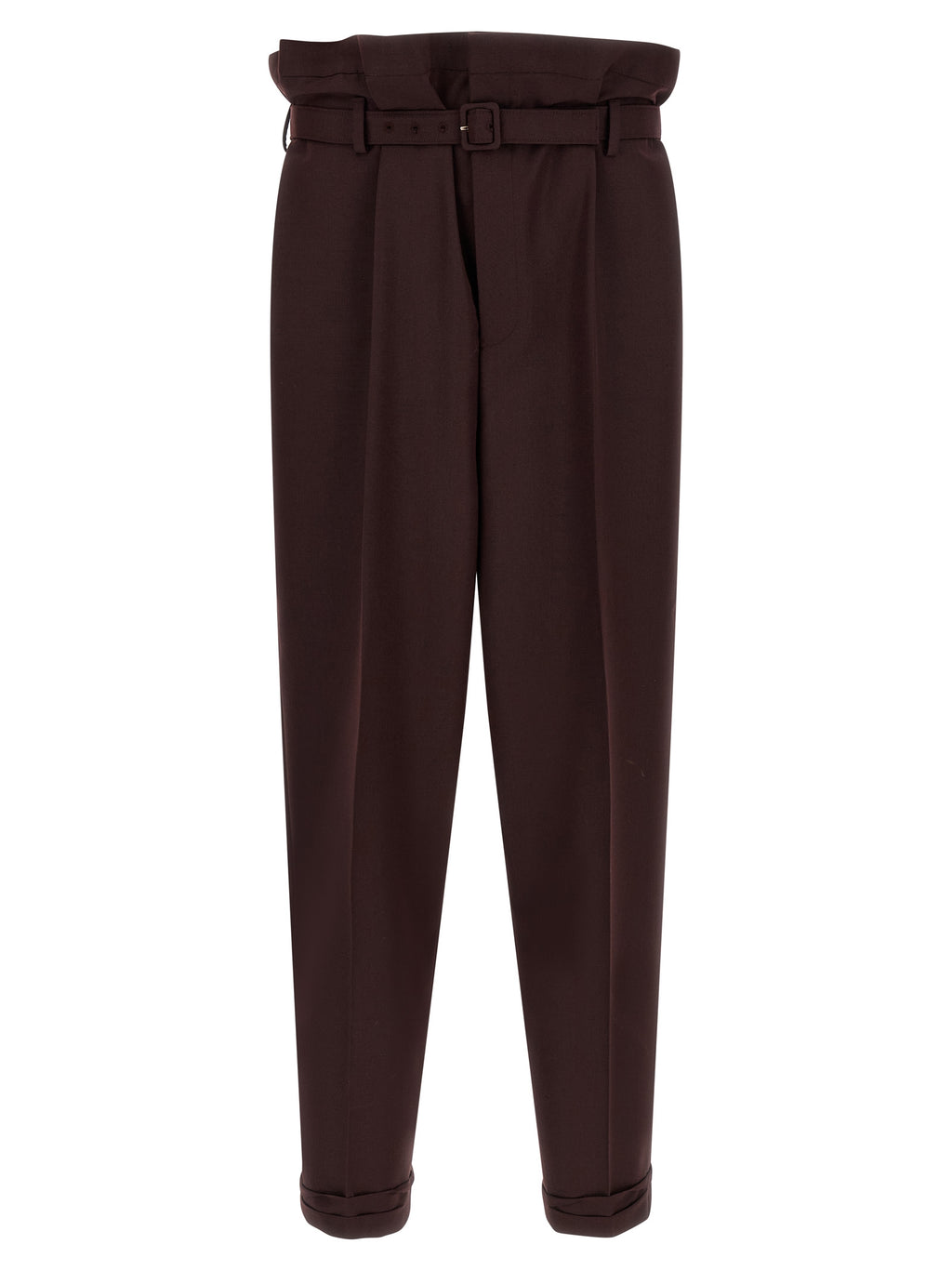 Saint Laurent Lila Freizeithose aus Wolle