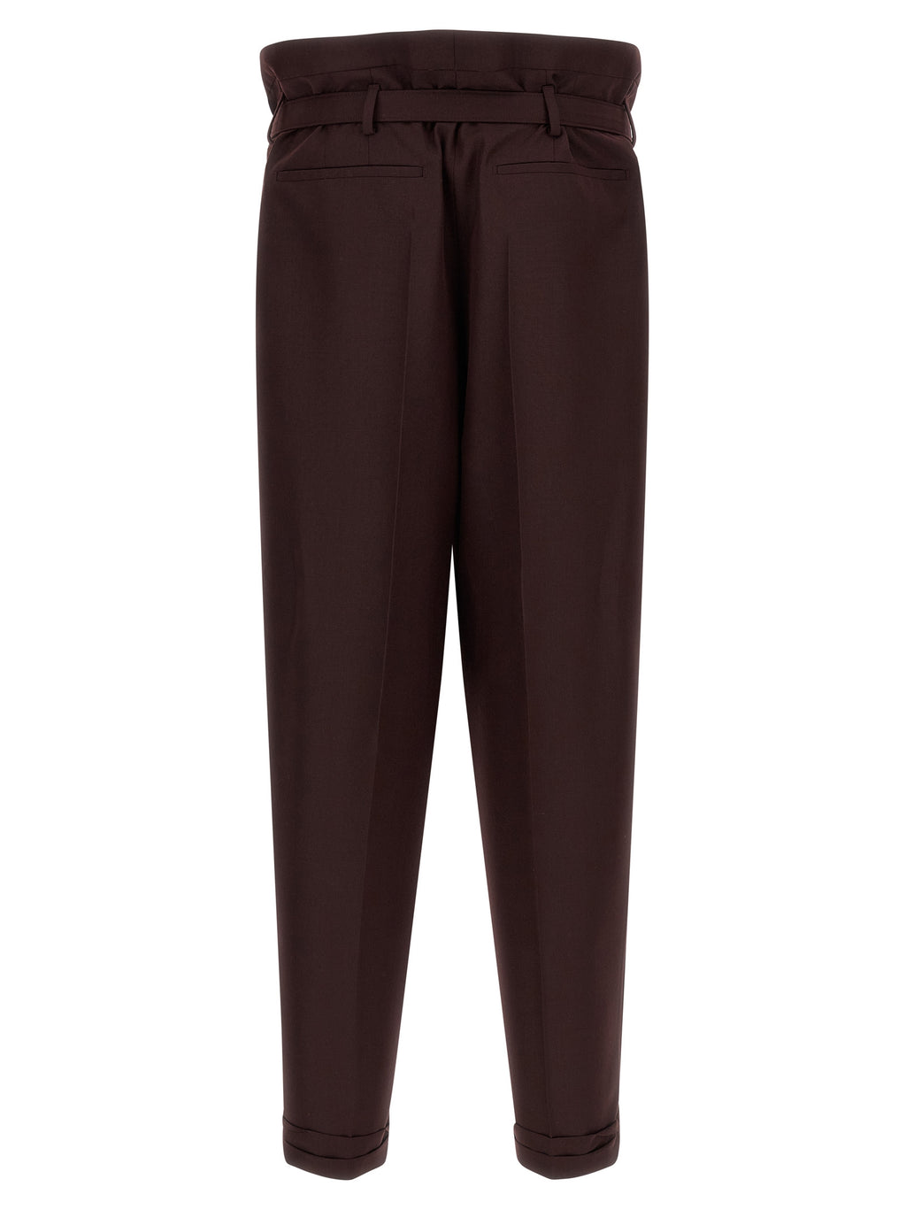 Saint Laurent Lila Freizeithose aus Wolle