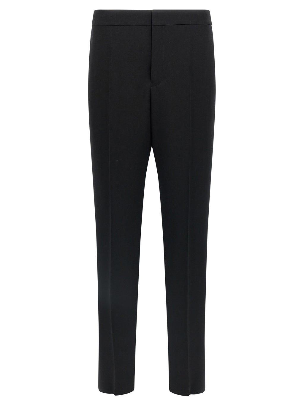 Saint Laurent Schwarze Wollhose