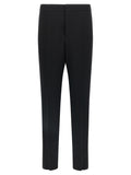Saint Laurent Schwarze Wollhose