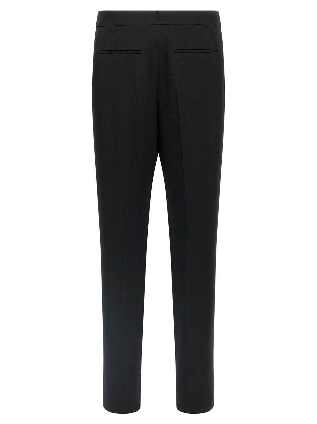 Saint Laurent Schwarze Wollhose