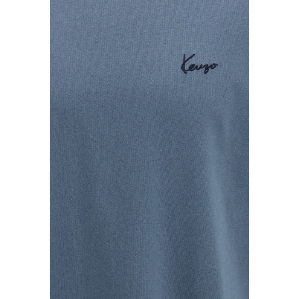 Kenzo Blaues Baumwoll-T-Shirt