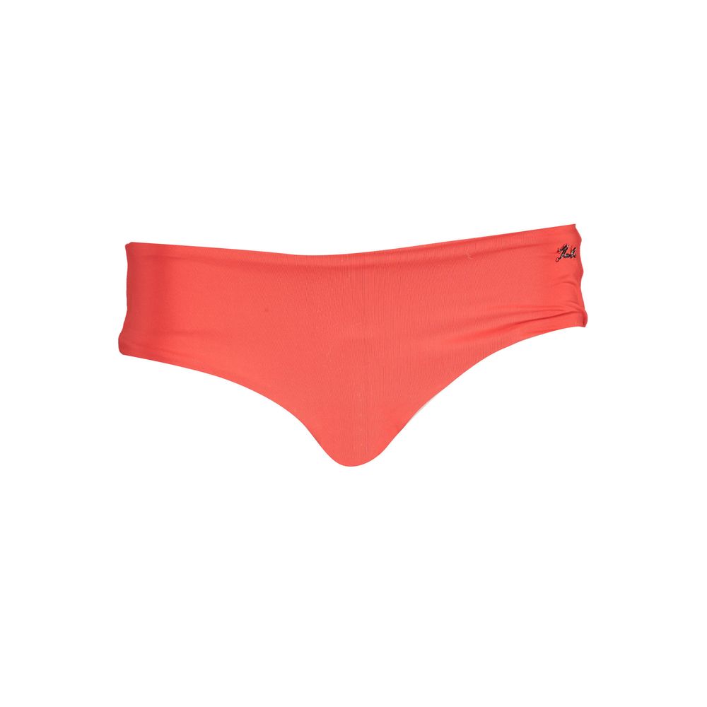 Maillot de bain rouge pour femmes Karl Lagerfeld en polyamide, coupe ajustée et élégante.