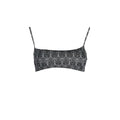 Maillot de bain femme Karl Lagerfeld en polyester noir, élégant et ajusté, avec détails modernes pour un look chic à la plage.