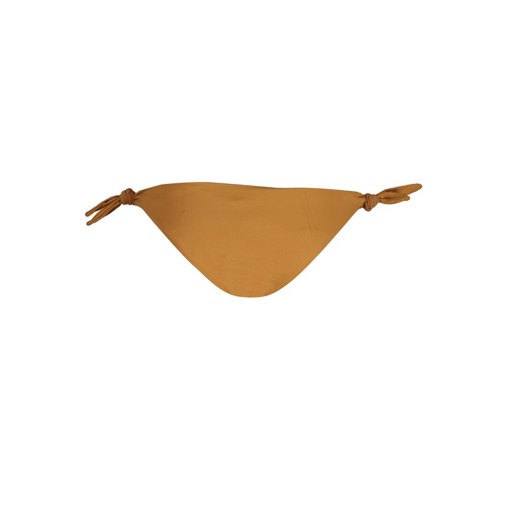 Maillot de bain femme Karl Lagerfeld marron en polyamide, coupe confortable et élégante pour la plage ou la piscine.
