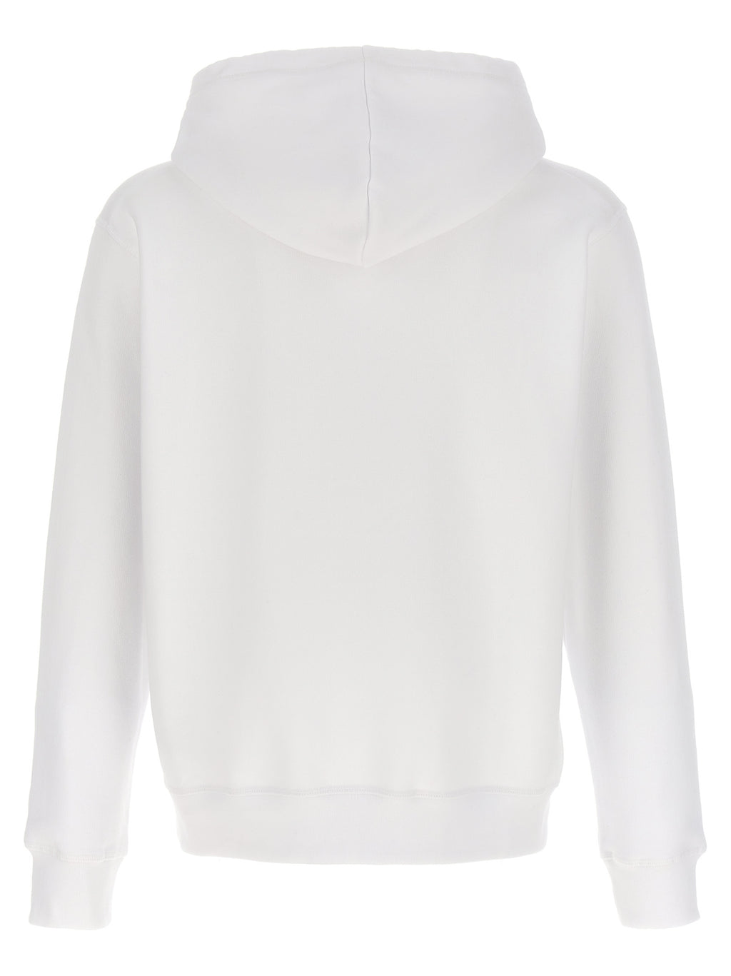Sweat-shirt blanc en coton de la marque Dsquared², coupe décontractée et logo discret visible sur le devant.