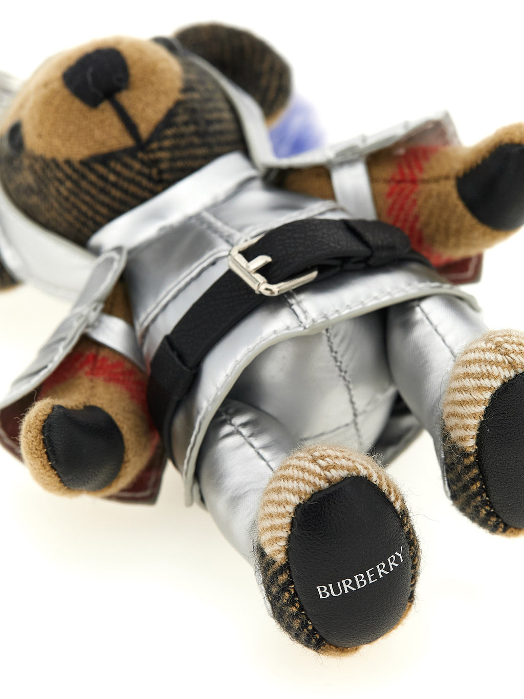 Burberry Multicolor Cashmere Keychain
