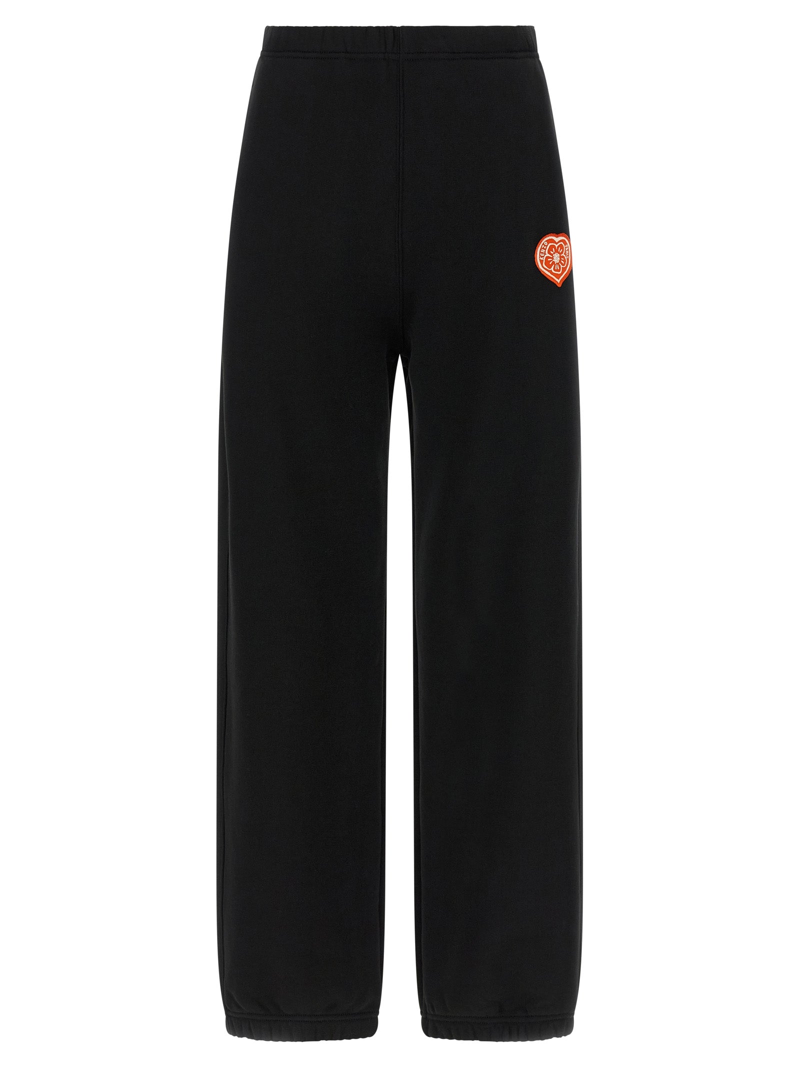 Pantalons de jogging noirs en coton de la marque Kenzo, vêtements de sport décontractés et confortables pour homme.