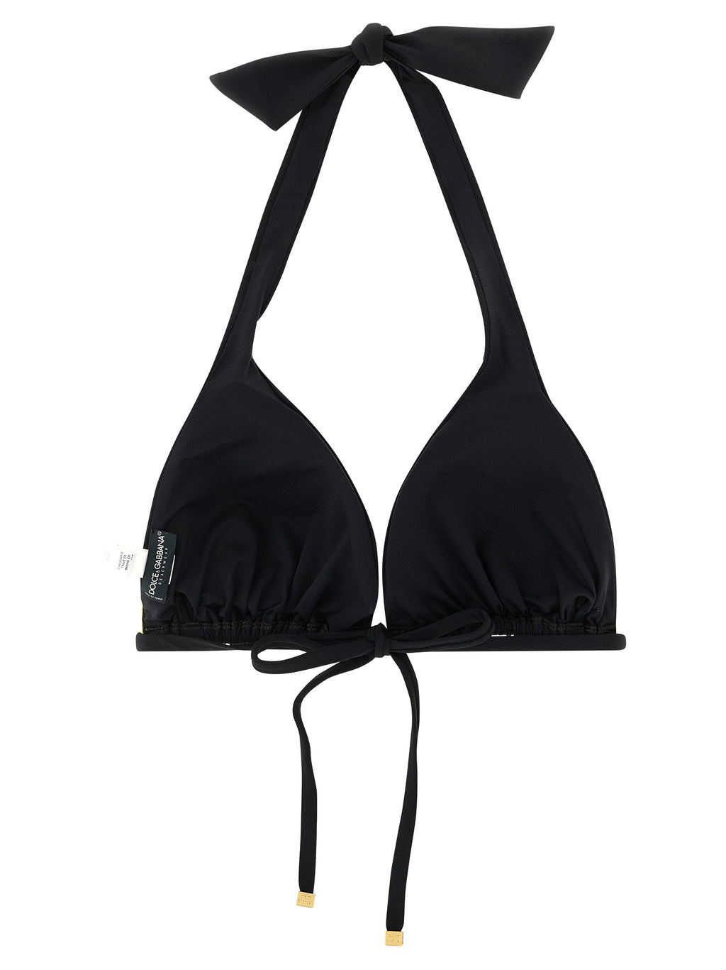 Dolce & Gabbana Schwarzer Polyamid-Bikini