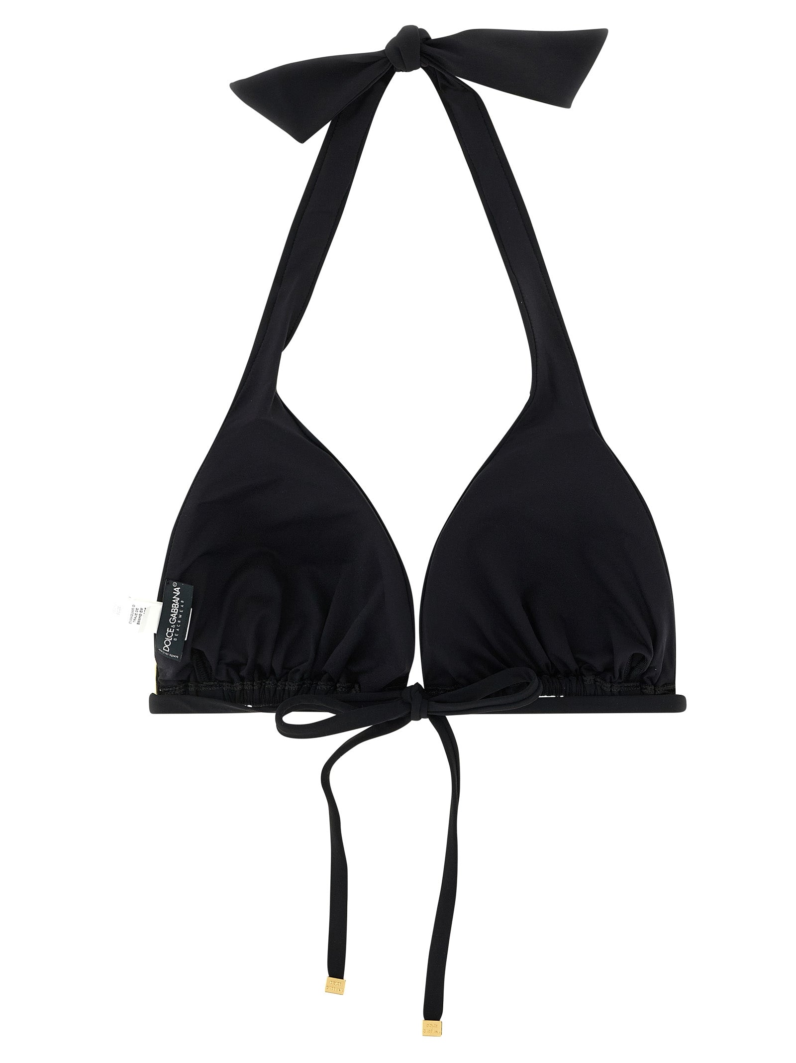 Dolce & Gabbana Schwarzer Polyamid-Bikini