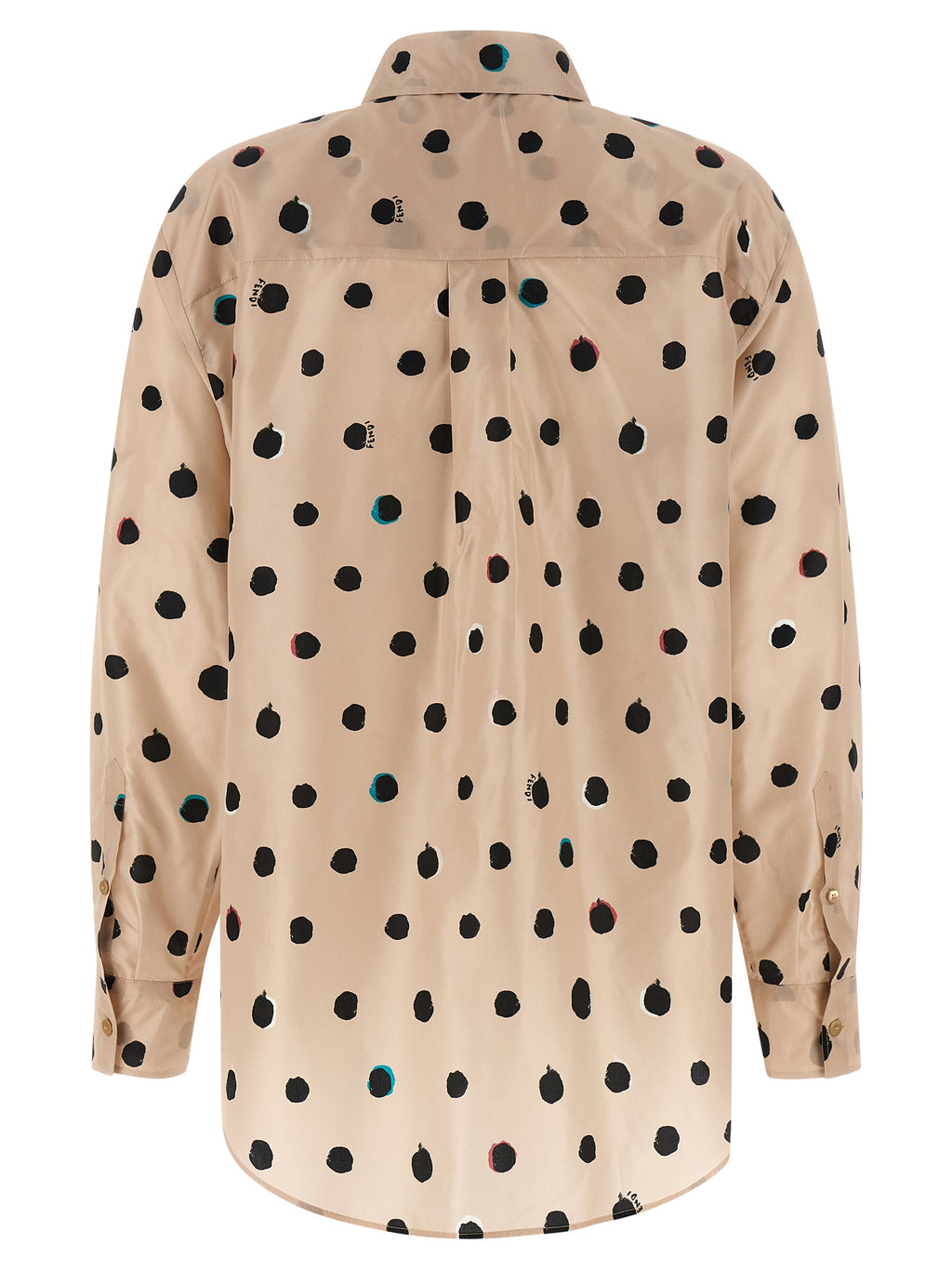 Fendi Seidenbluse in Multicolor