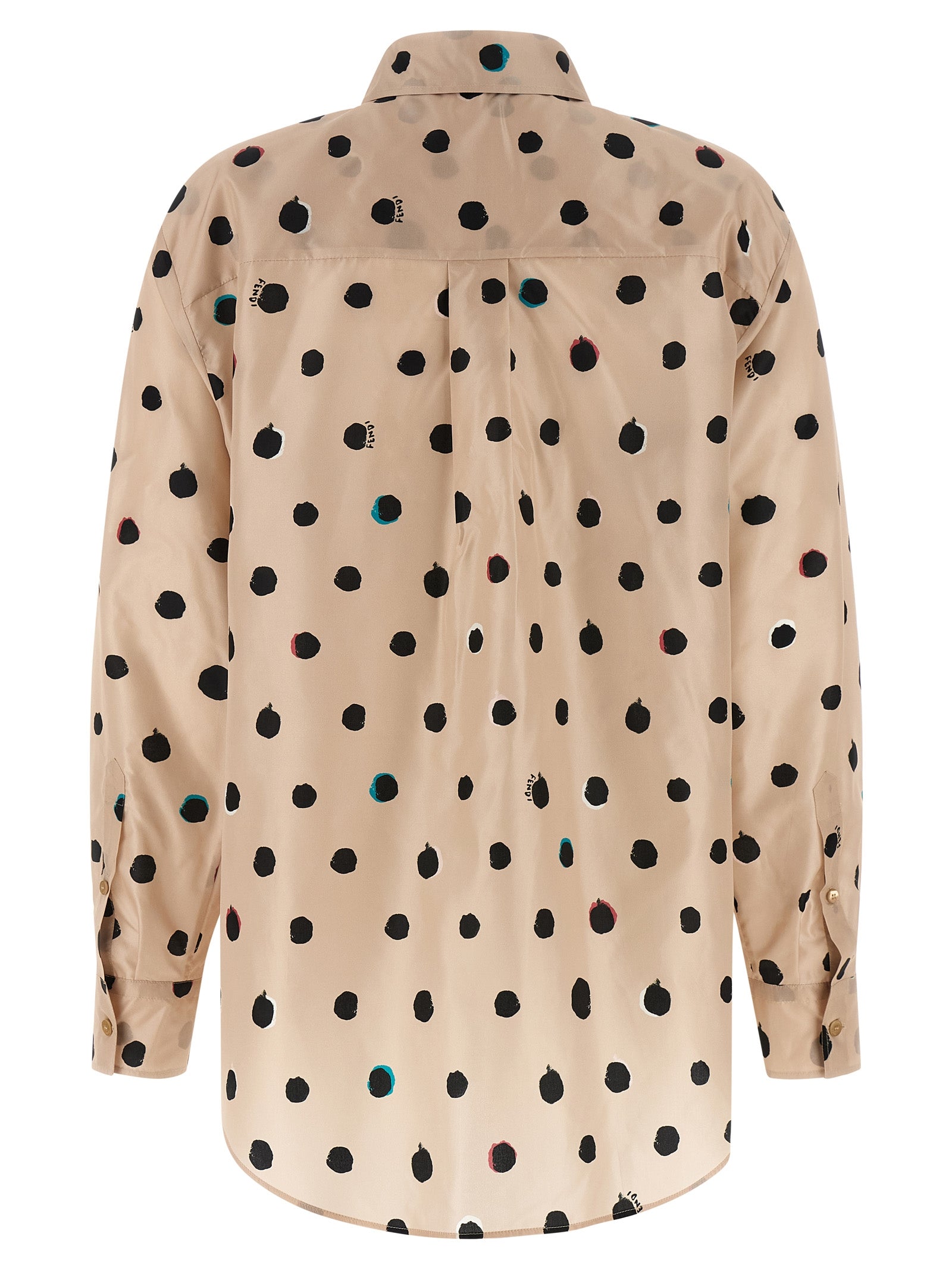 Fendi Seidenbluse in Multicolor
