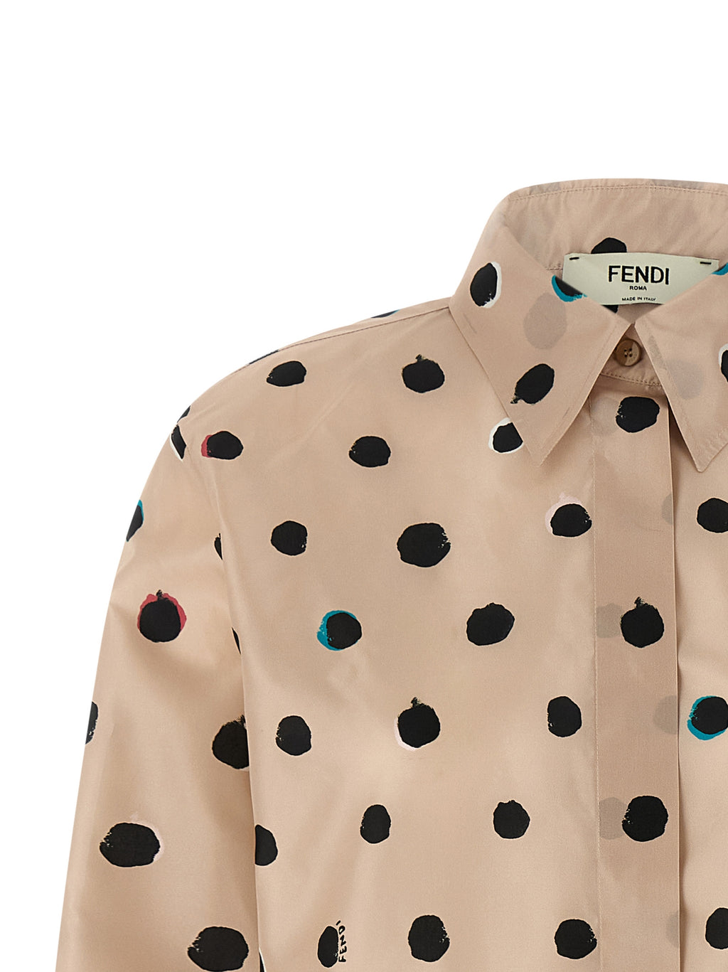 Fendi Seidenbluse in Multicolor