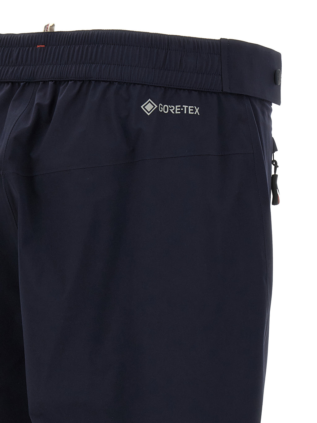 Pantalons de jogging en polyamide bleu Moncler Grenoble, vêtements de sport confortables et modernes.