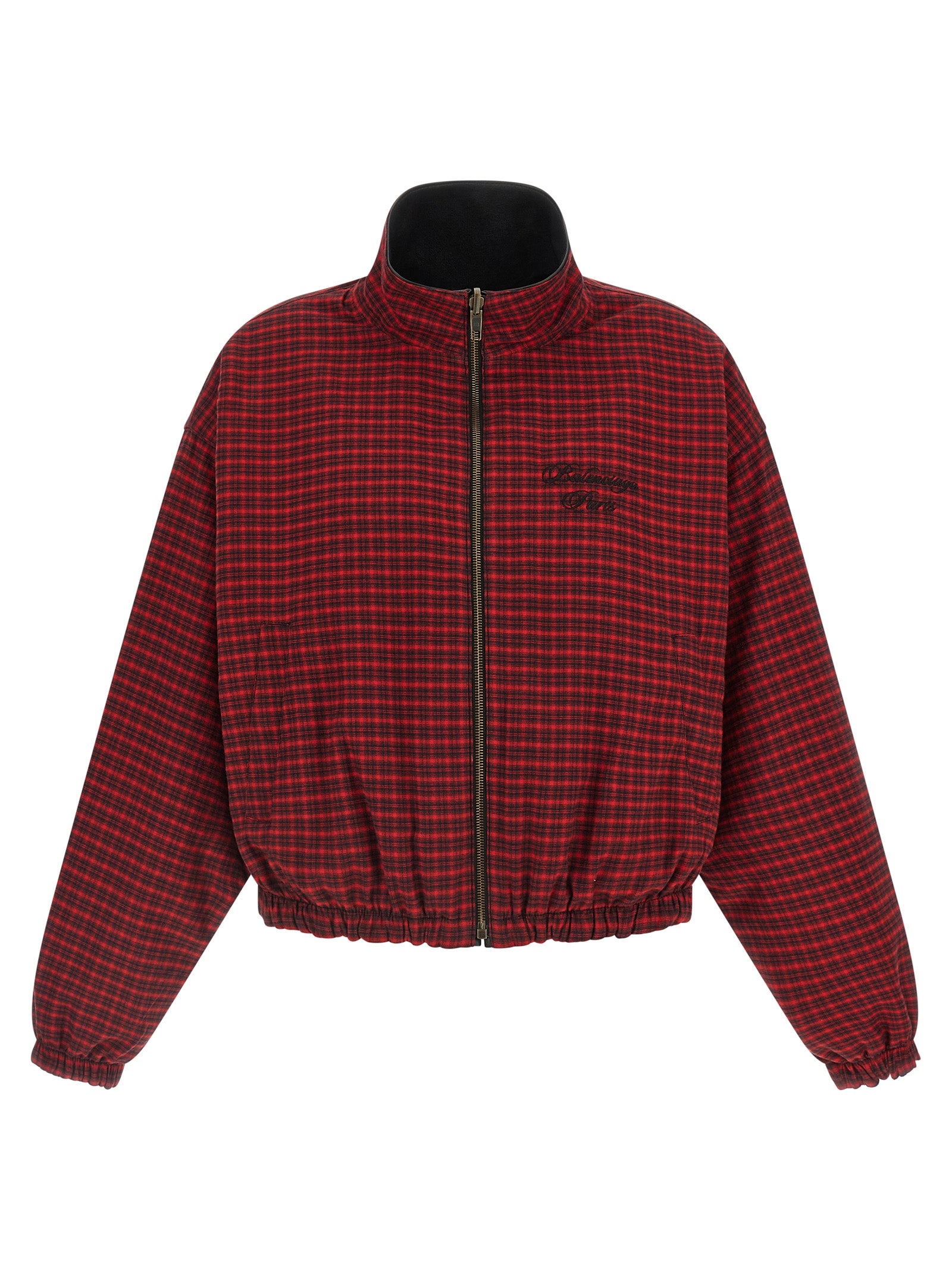 Balenciaga Schwarze Lammlederjacke