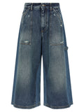 Dolce & Gabbana Blaue Baumwoll-Bermudashorts