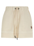 Moncler Grenoble White Polyester Bermuda Shorts