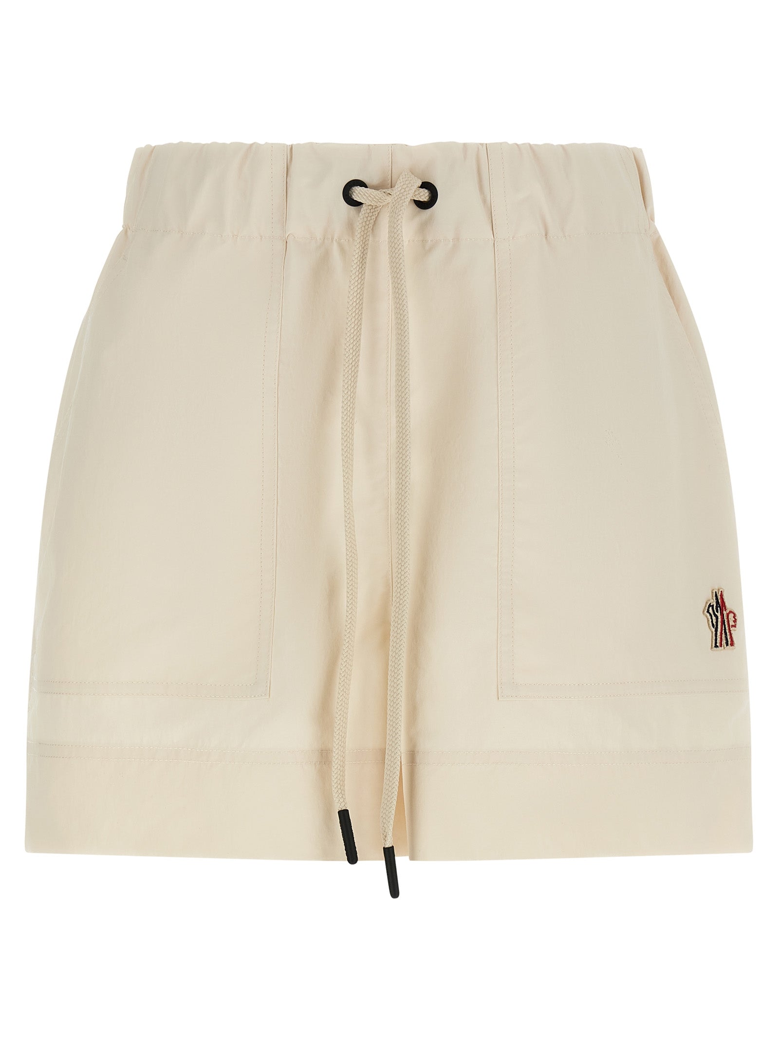 Moncler Grenoble White Polyester Bermuda Shorts