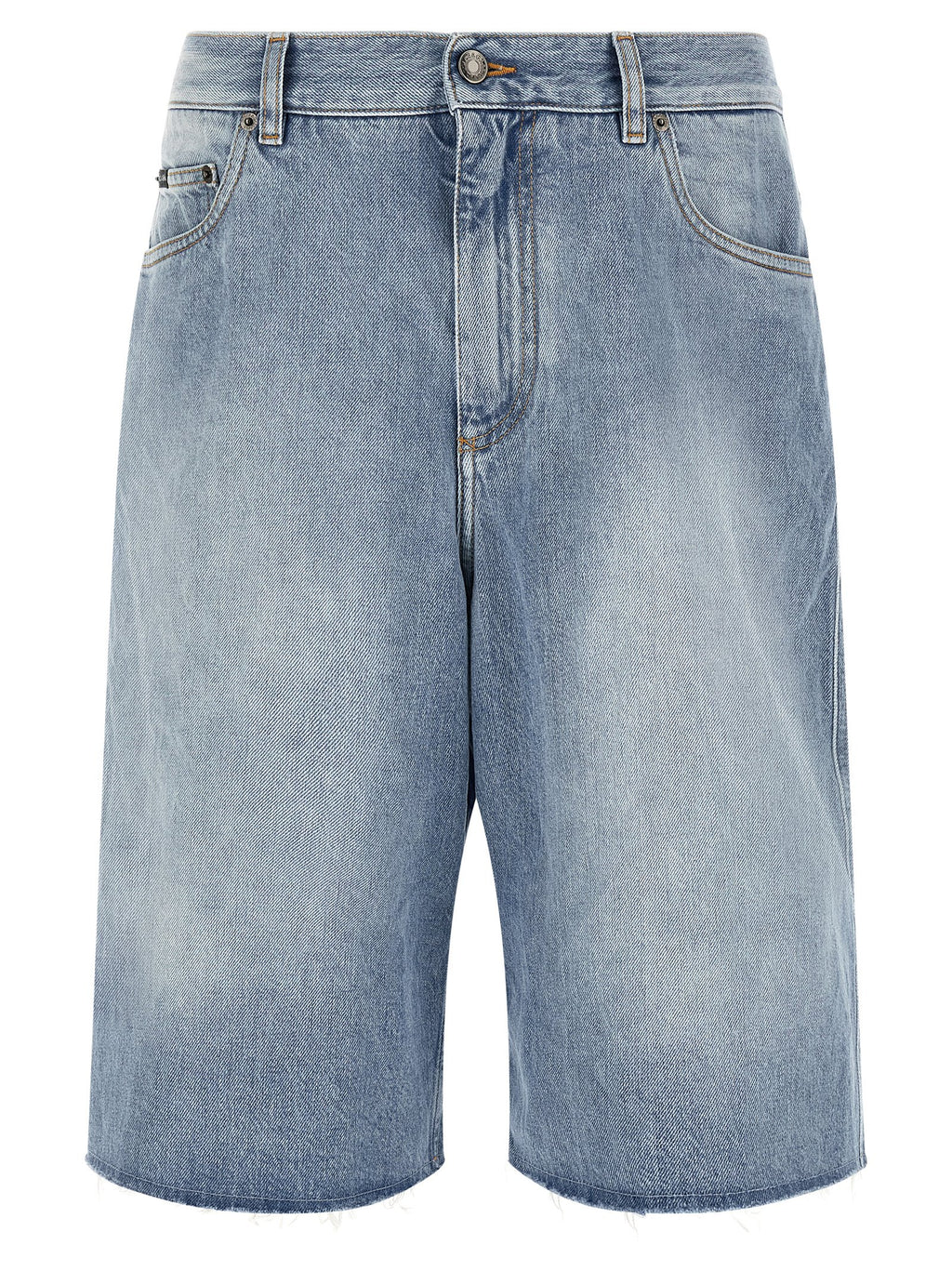 Dolce & Gabbana Blue Cotton Bermuda Shorts