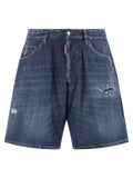 Dsquared² Blue Cotton Bermuda Shorts