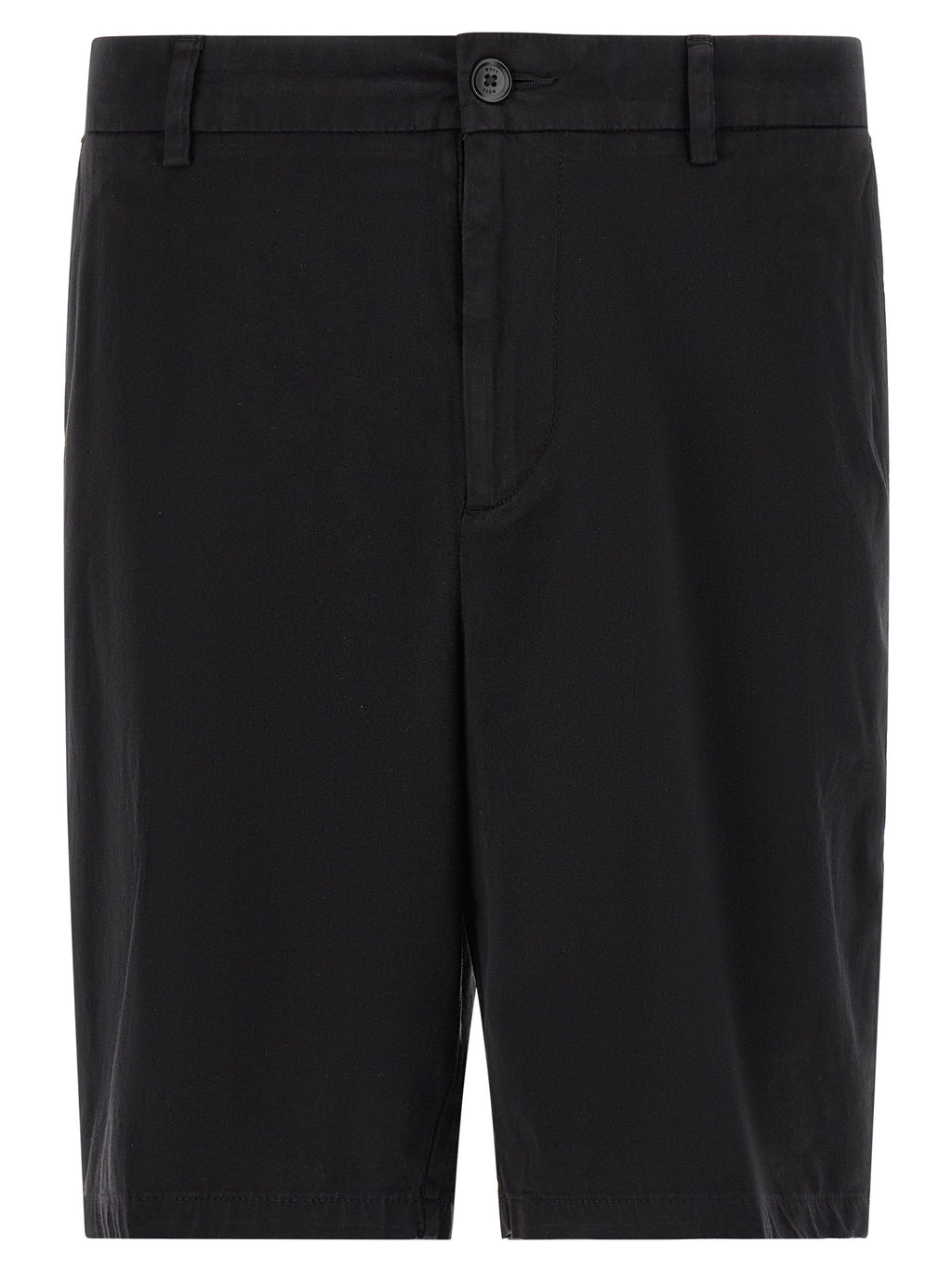 Hugo Boss Black Cotton Bermuda Shorts