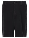 Hugo Boss Black Cotton Bermuda Shorts