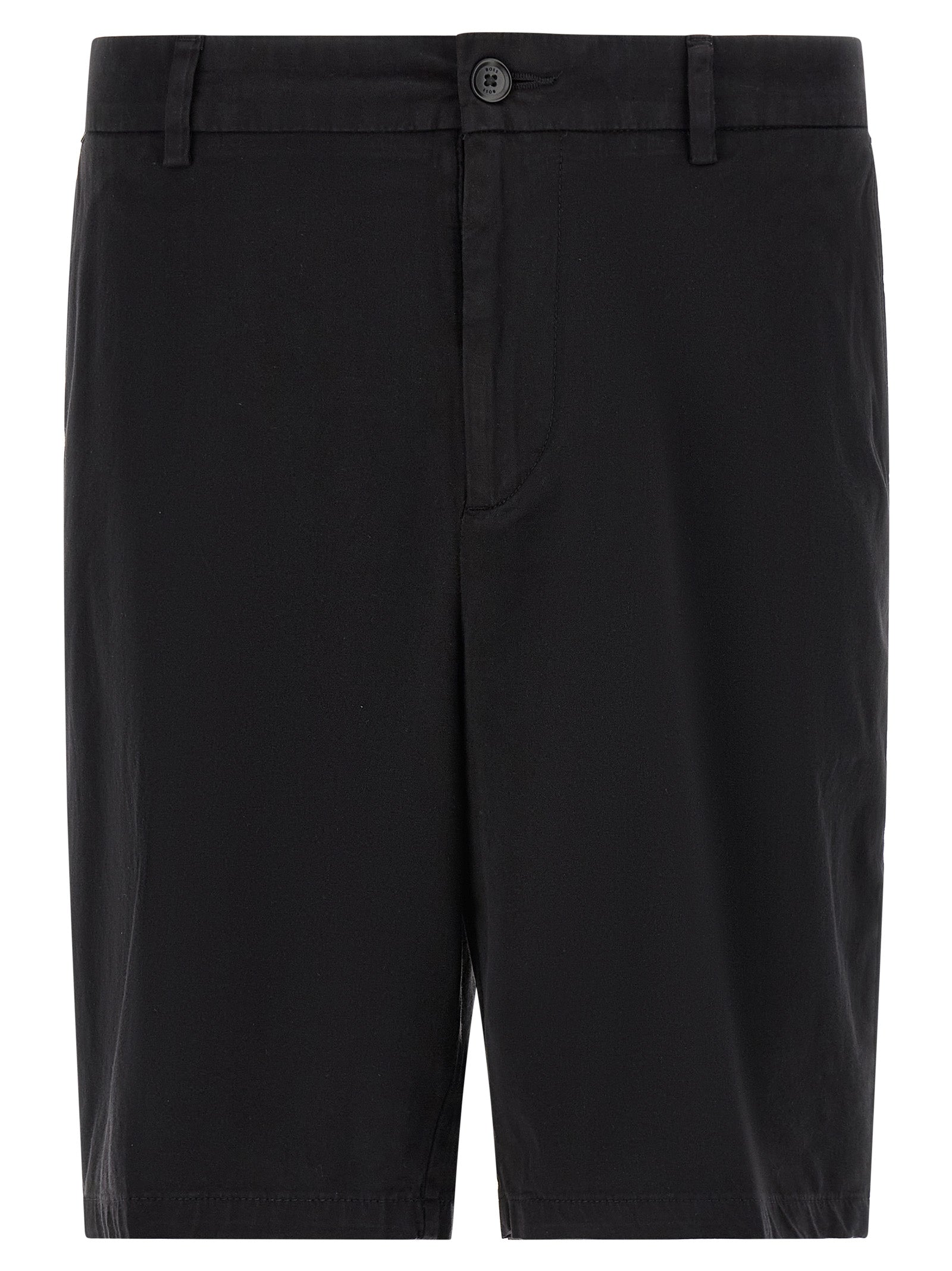 Hugo Boss Black Cotton Bermuda Shorts