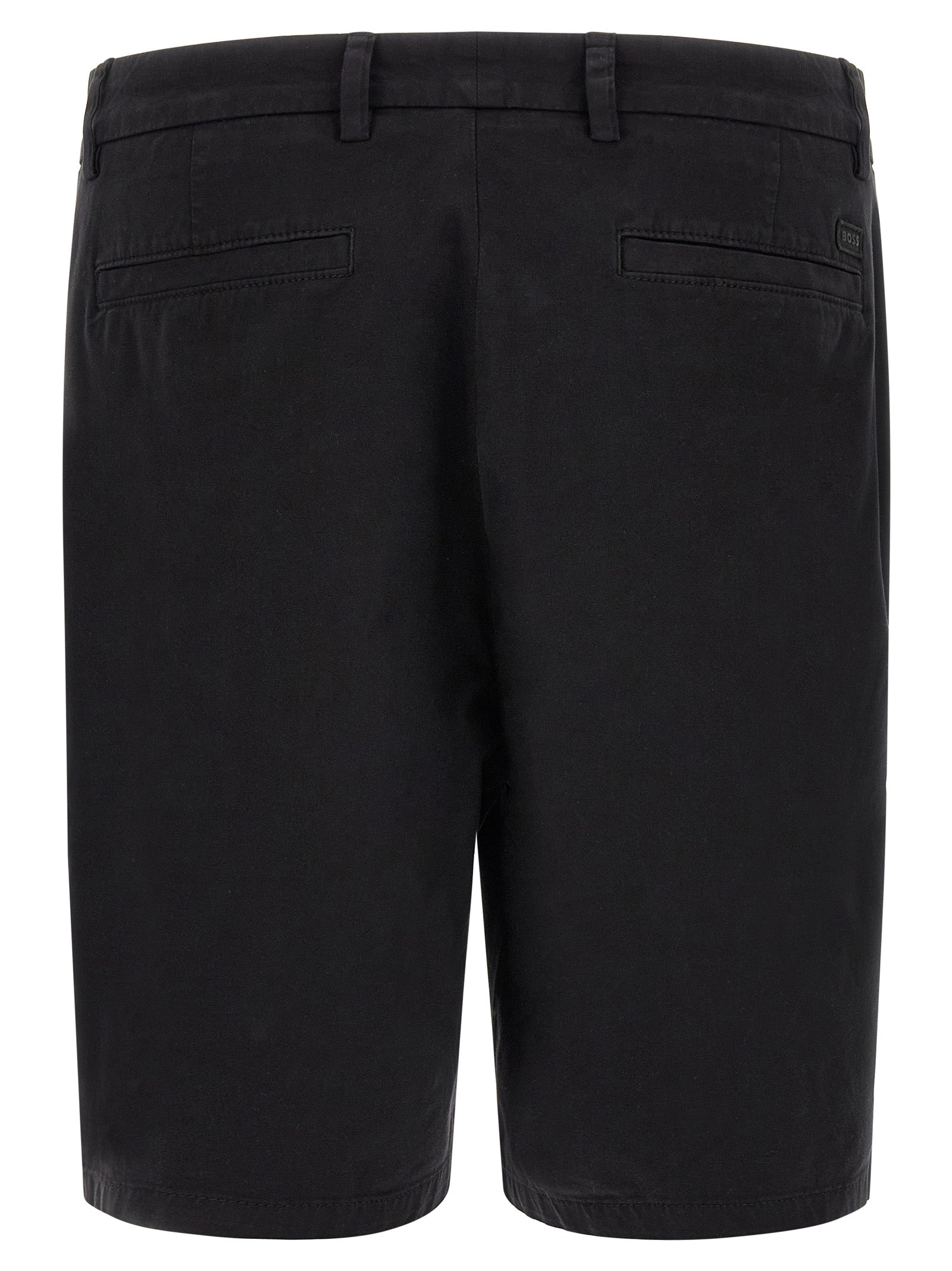 Hugo Boss Black Cotton Bermuda Shorts