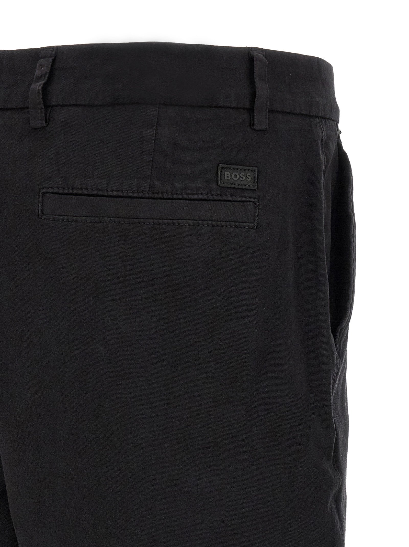 Hugo Boss Black Cotton Bermuda Shorts