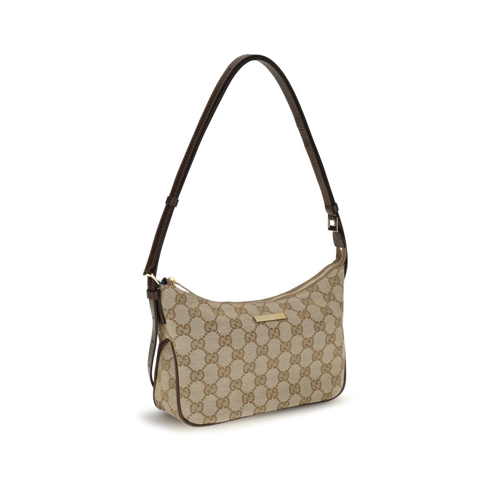 Sac à main en polyester beige de Gucci, avec design élégant et détails sophistiqués, idéal pour un style chic et moderne.