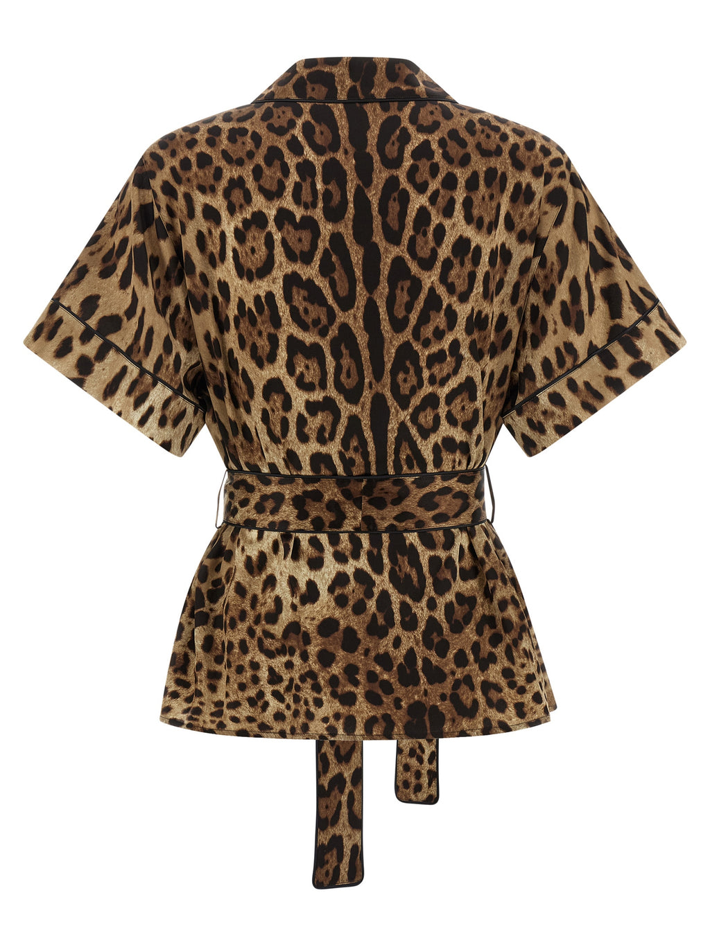 Dolce & Gabbana Brown Silk Blouse