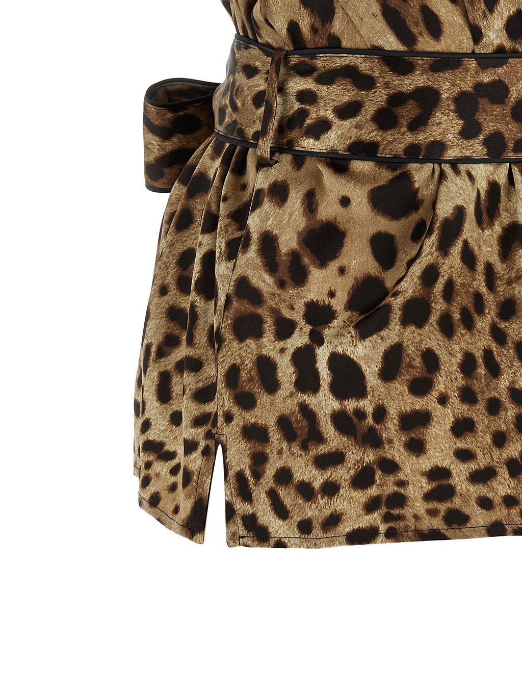 Dolce & Gabbana Brown Silk Blouse