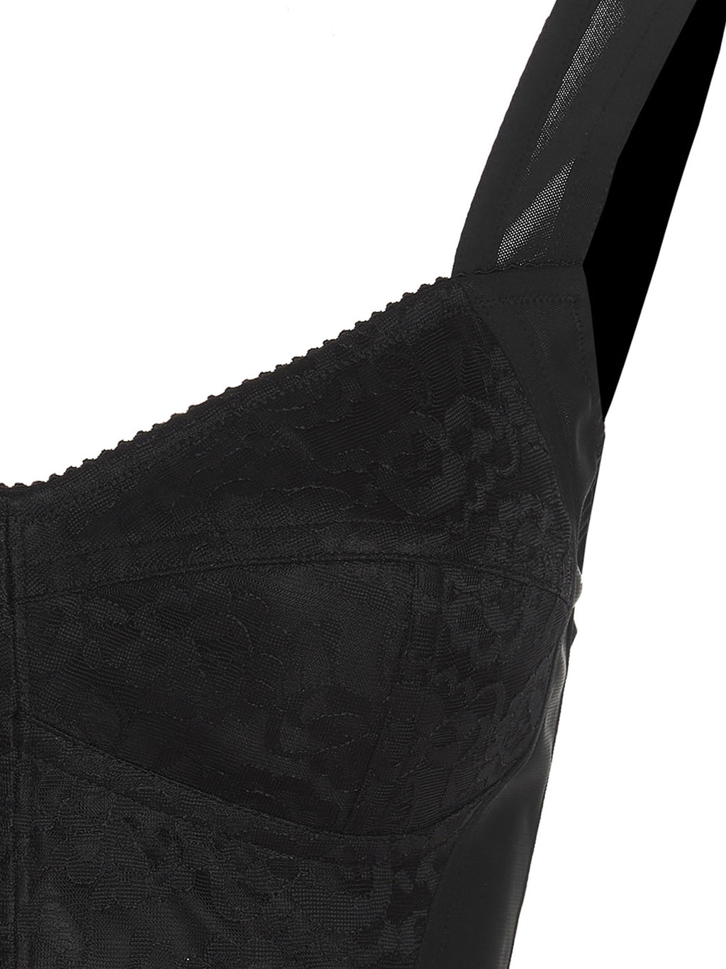 Dolce & Gabbana Schwarze Tanktops aus Polyamid