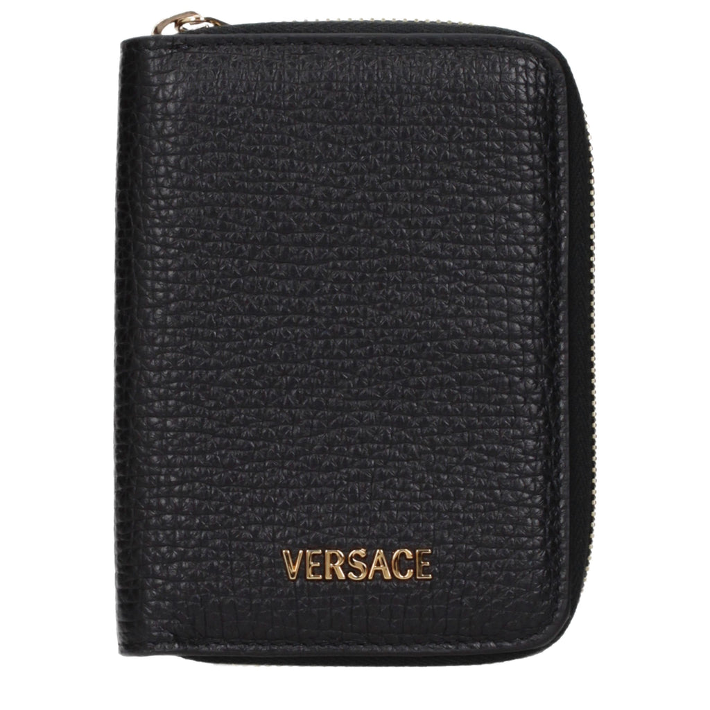 Versace Black Leather Wallet