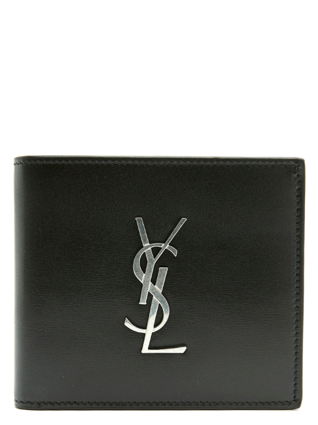Saint Laurent Black Leather Wallet