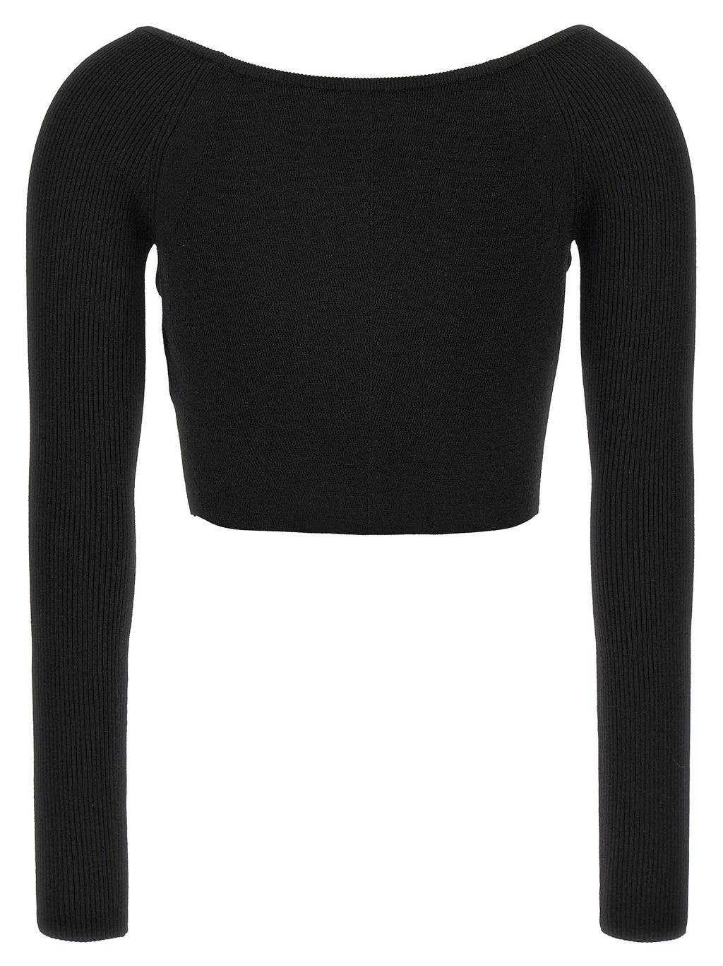 Cardigan en viscose noir Diesel Black, coupe classique, porté avec col en V et manches longues, visible sur l'image.