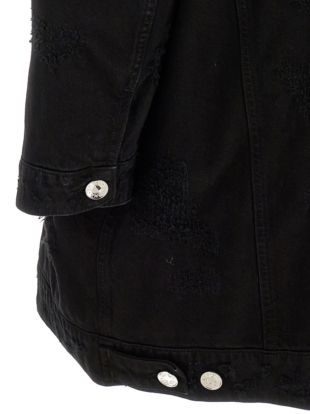 Dolce & Gabbana Schwarze Jeansjacke aus Baumwolle