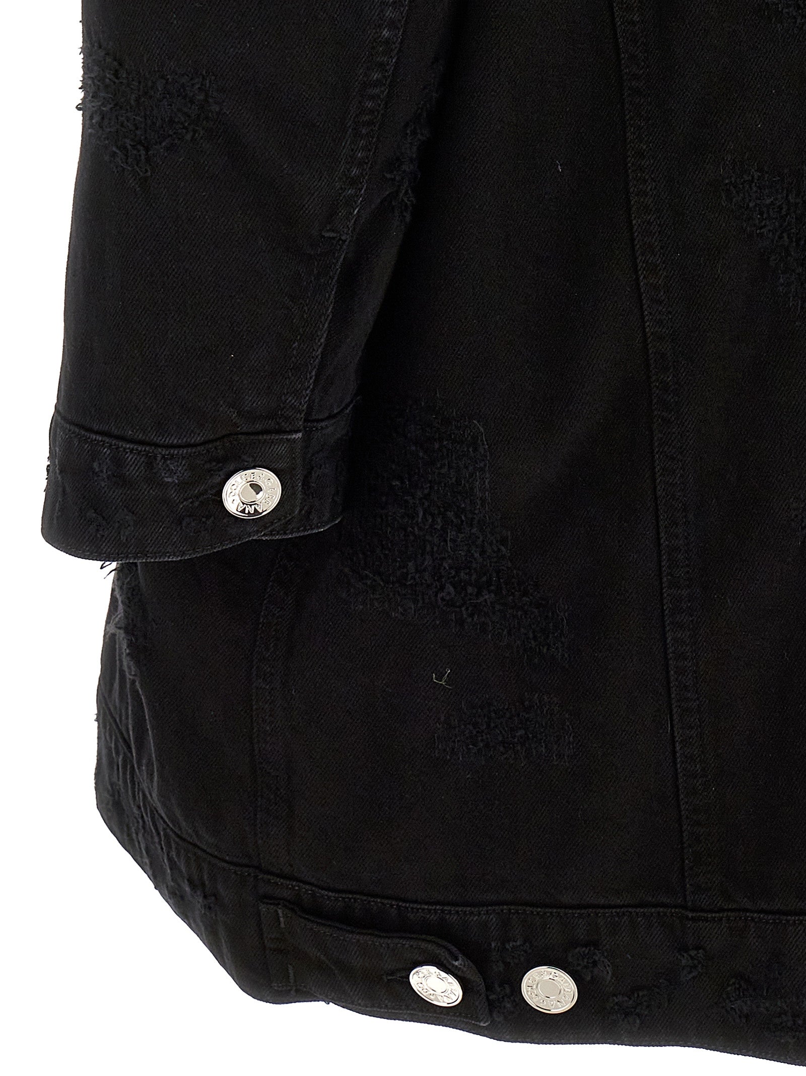 Dolce & Gabbana Schwarze Jeansjacke aus Baumwolle