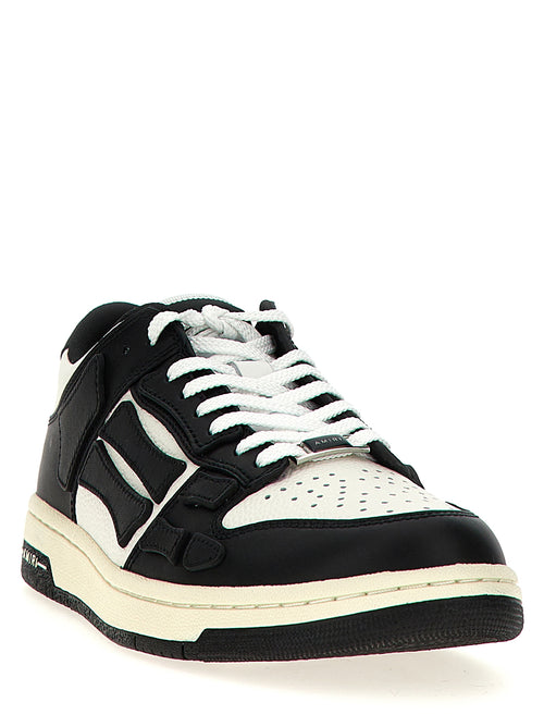 Chaussures basses Amiri Bicolor en cuir de vache, baskets décontractées avec design coloré et style moderne.