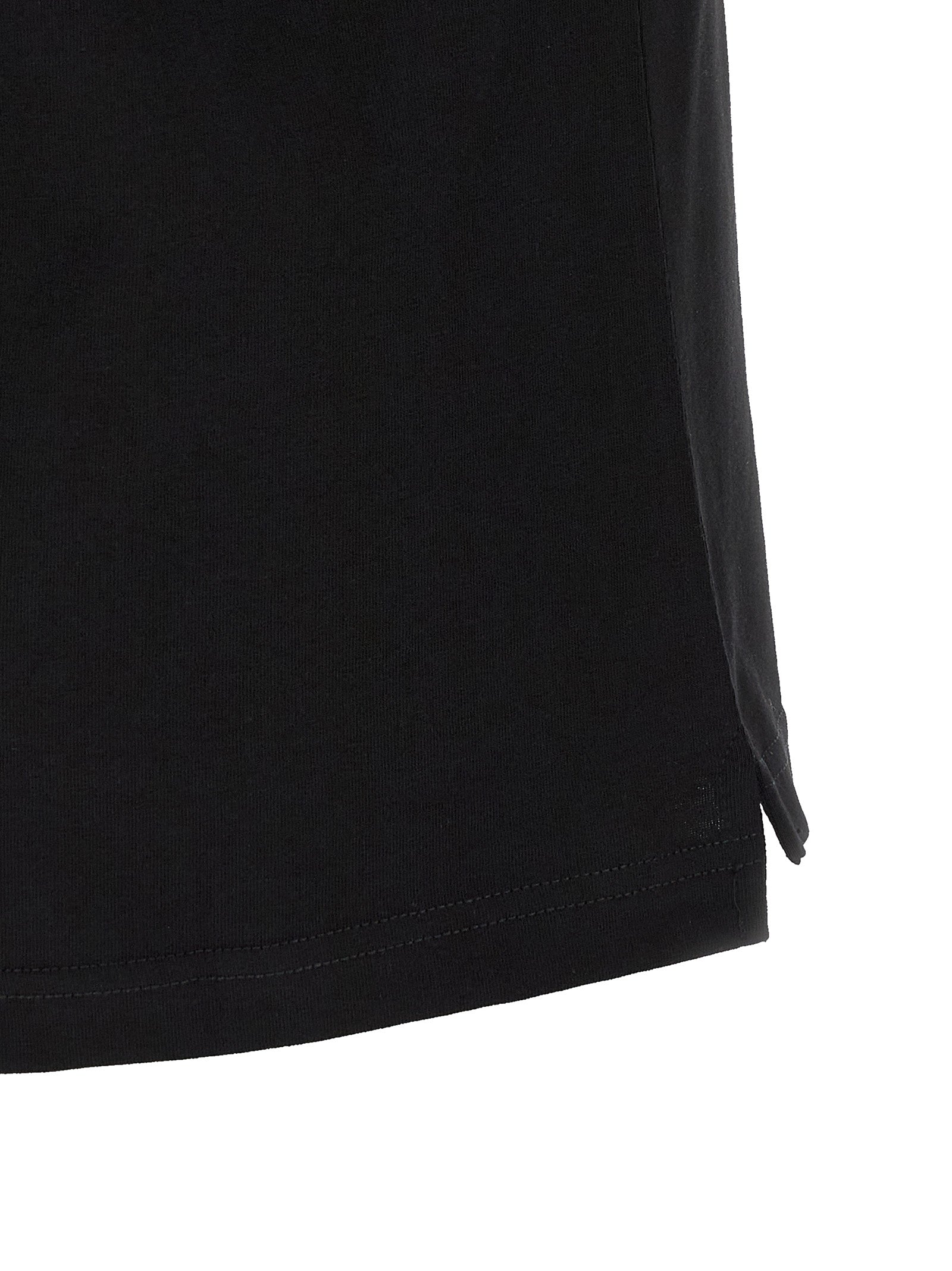 Diesel Schwarzes Baumwoll-T-Shirt