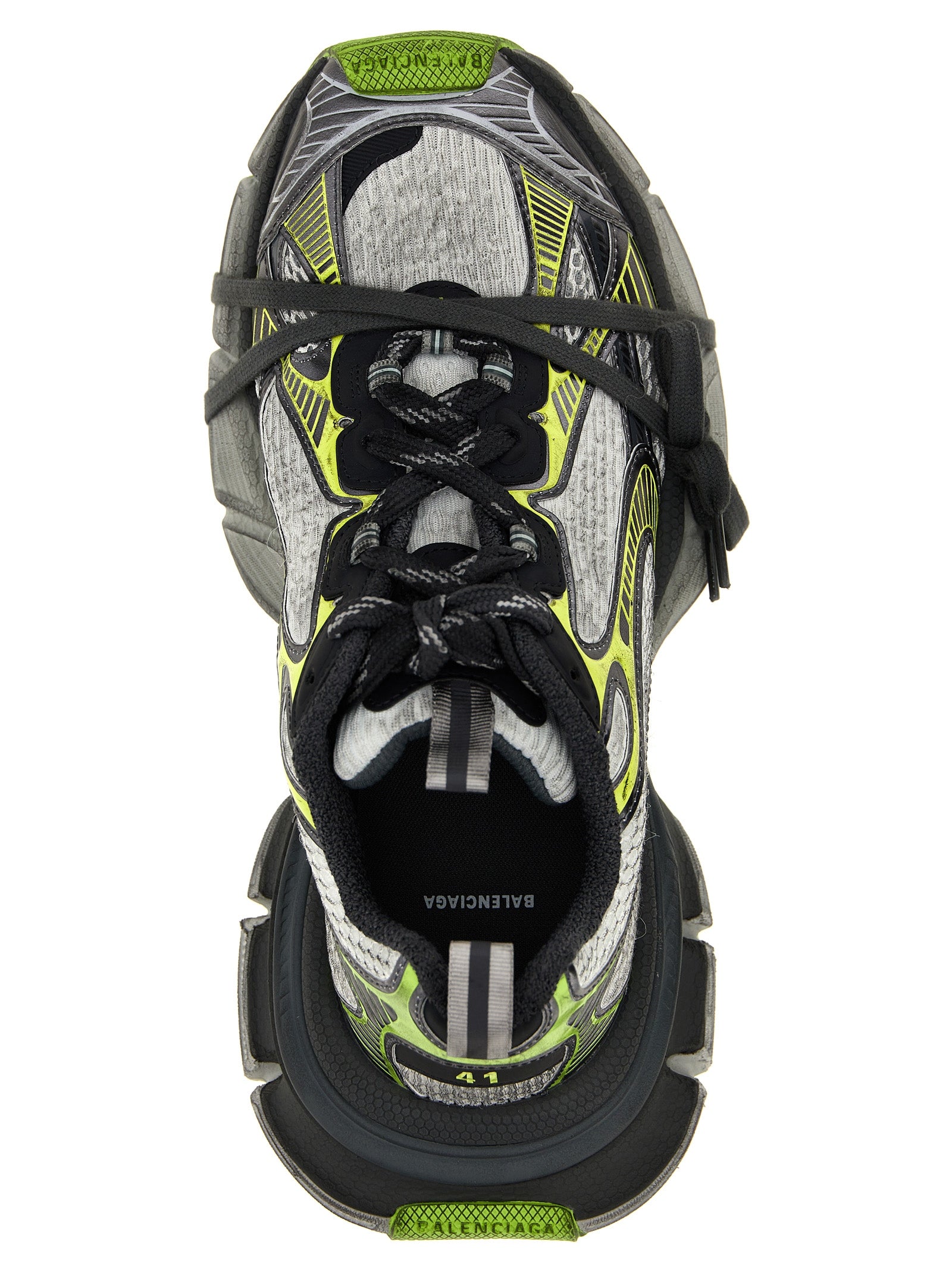 Chaussures de sport gris Balenciaga en polyéthylène, baskets athlétiques modernes avec design épuré et semelle confortable